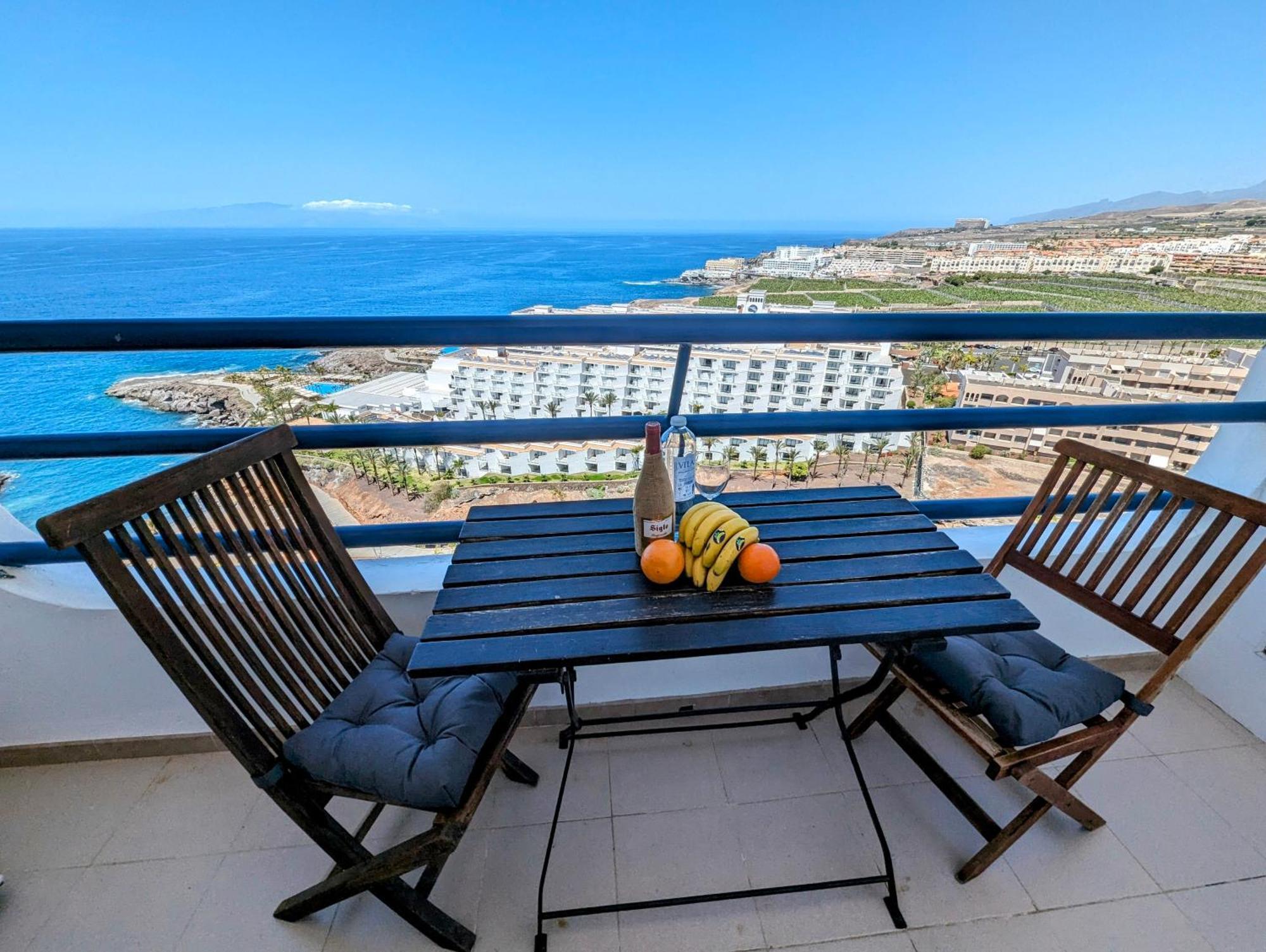 Studio Playa Paraiso Tenerife - Ocean View And Internet Wifi Optical Fiber - For Rent Exterior foto